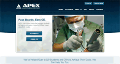 Desktop Screenshot of apexanesthesia.com